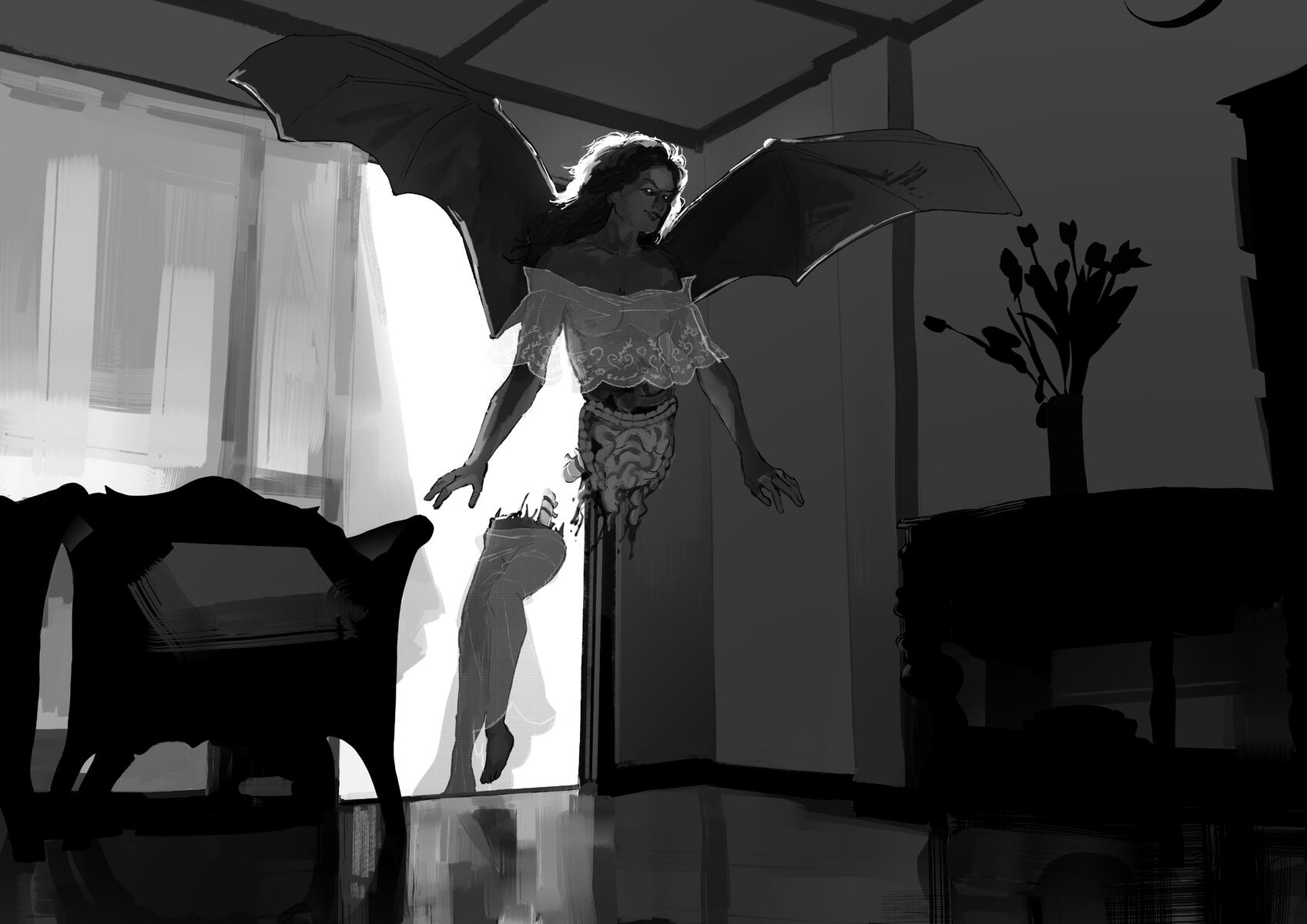 original digital artwork based on philippine folklore